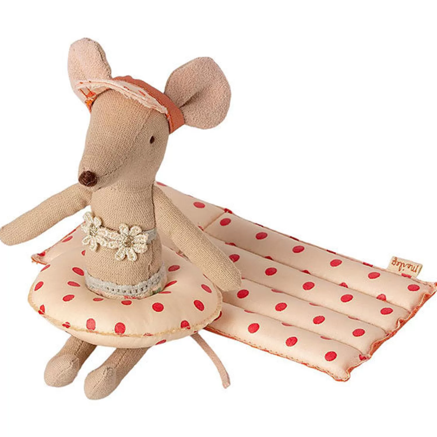 Maileg Float Small Mouse Red Dot Or Multi Dot Fashion