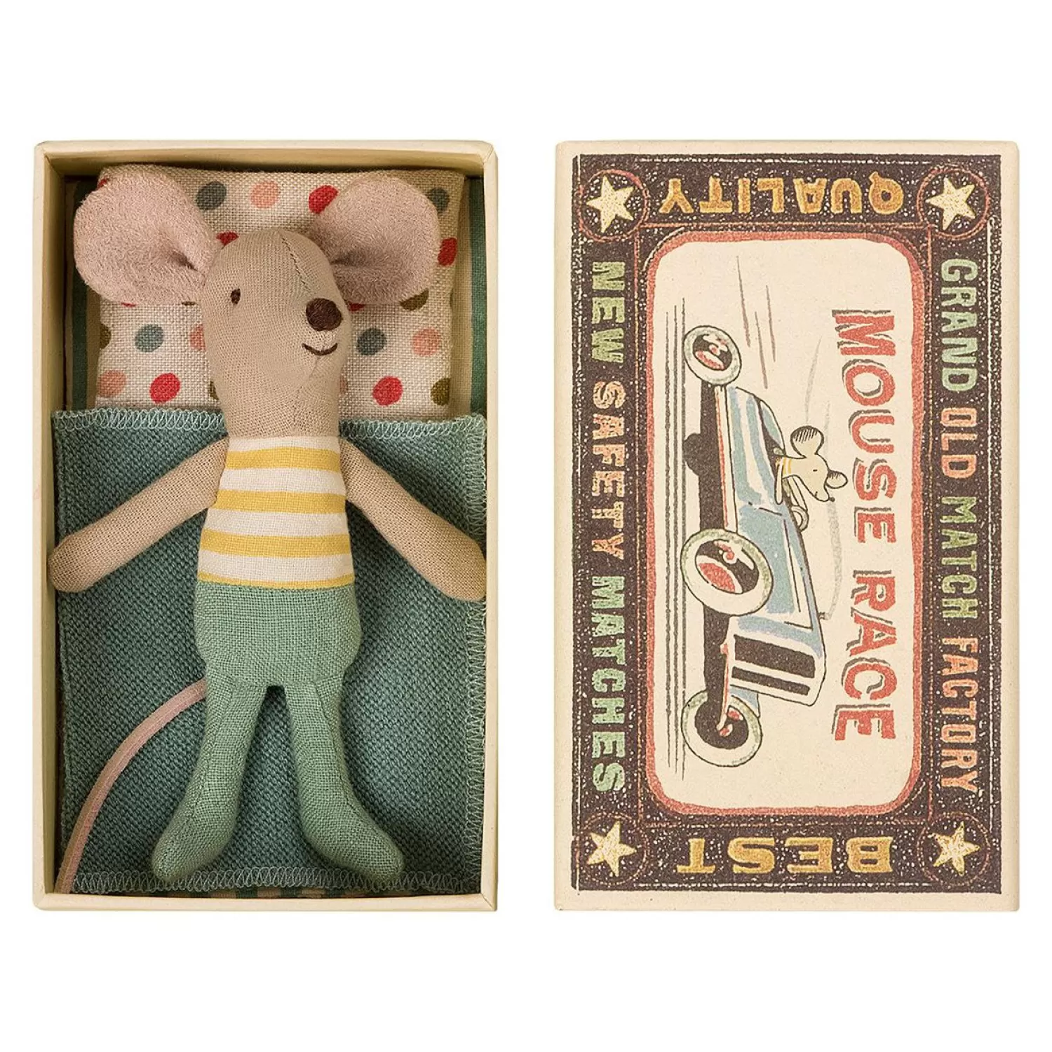 Maileg Little Brother Mouse In Matchbox Hot