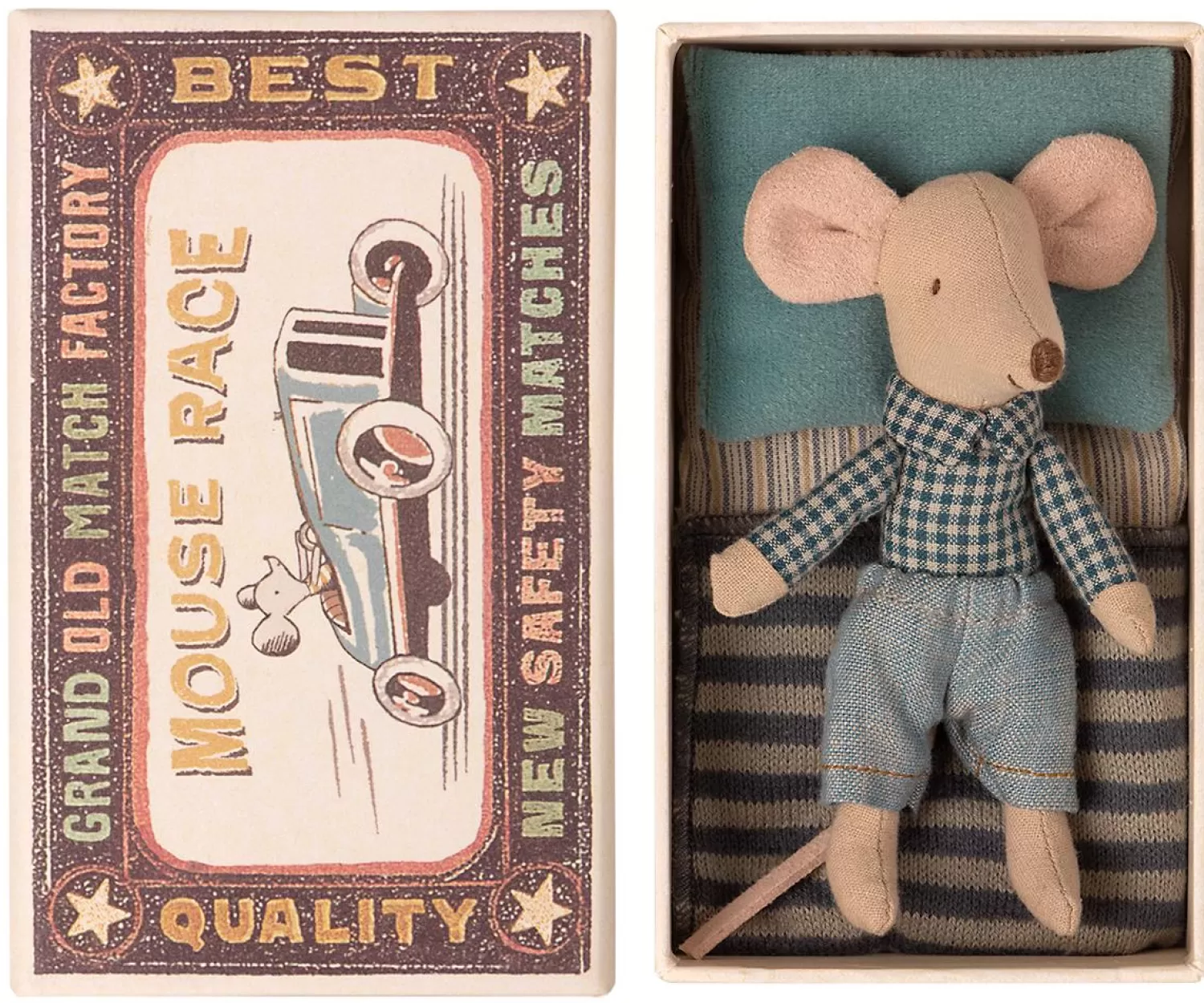 Maileg Little Brother Mouse Matchbox Store