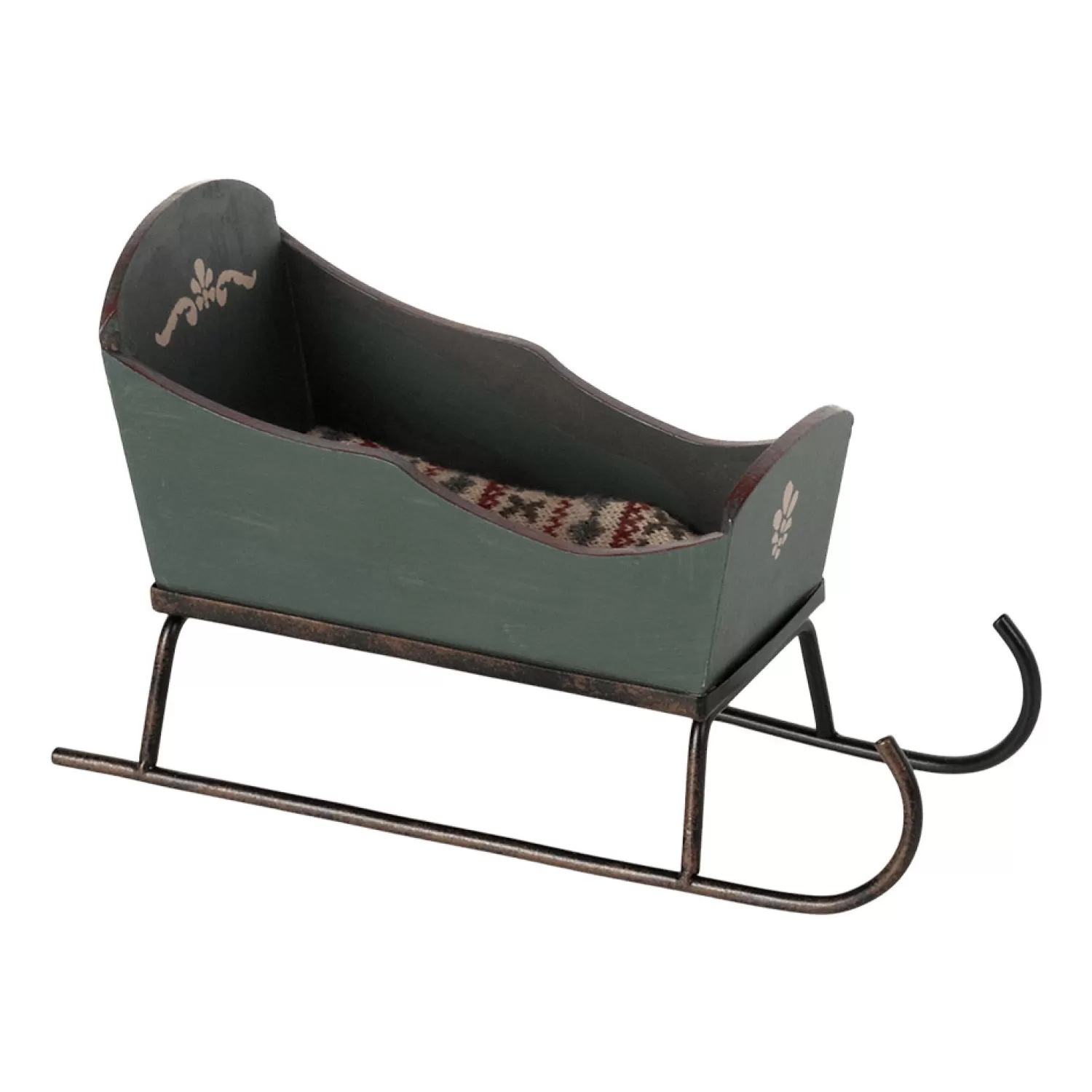 Maileg Miniature Sleigh – Green Store