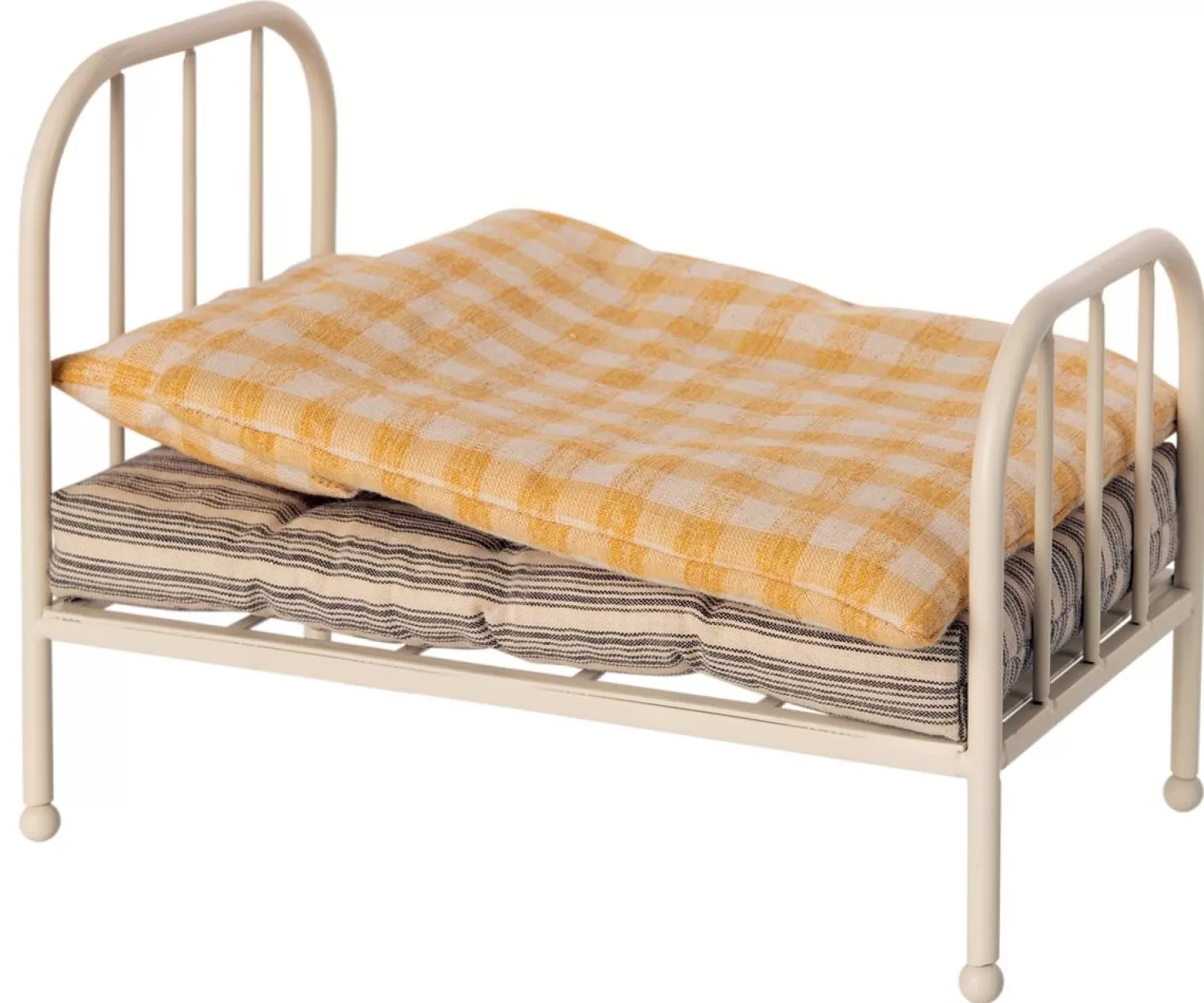 Maileg Small Cream And White Teddy Junior Vintage Bed Store