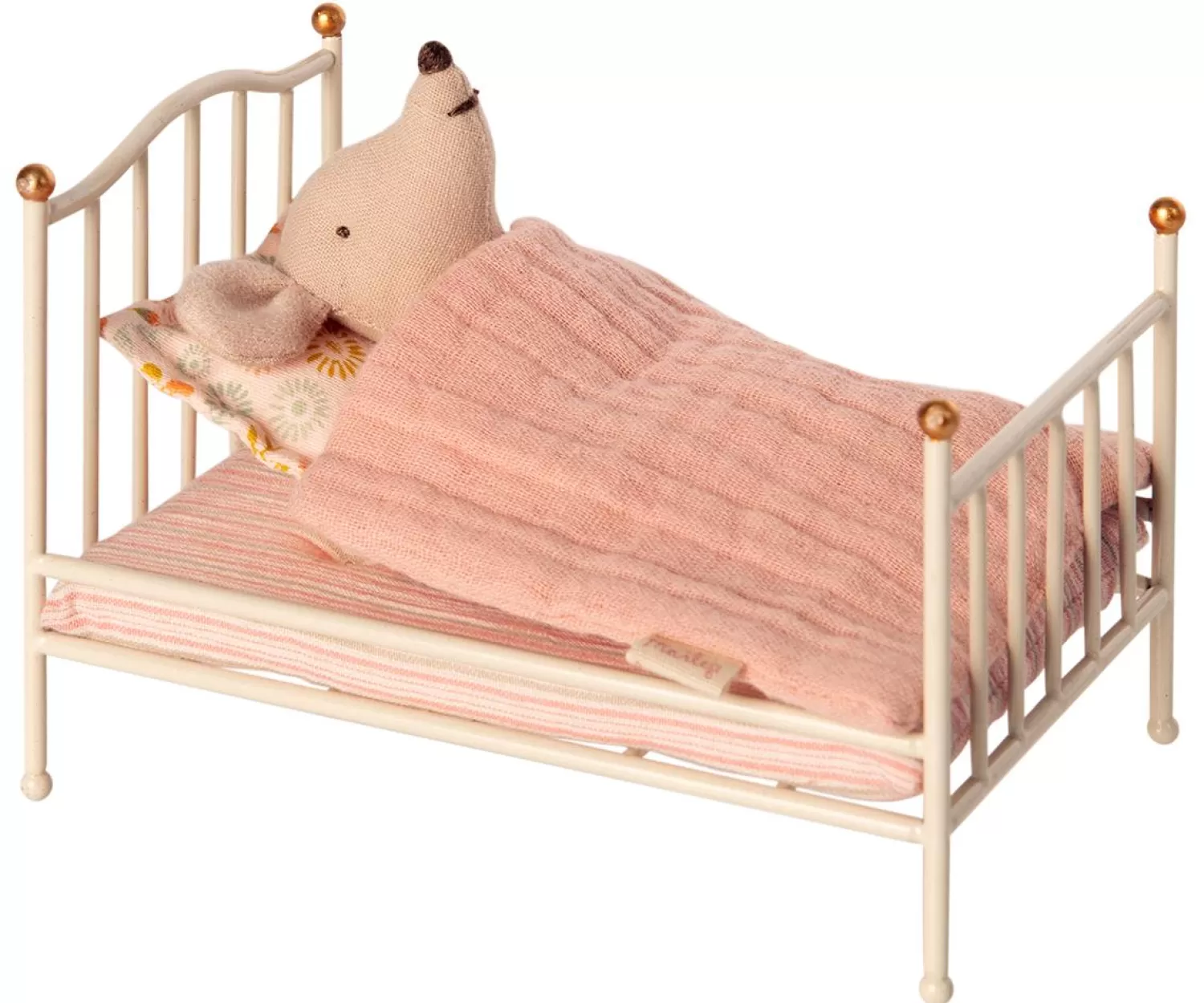 Maileg Small Vintage White Micro Bed Fashion