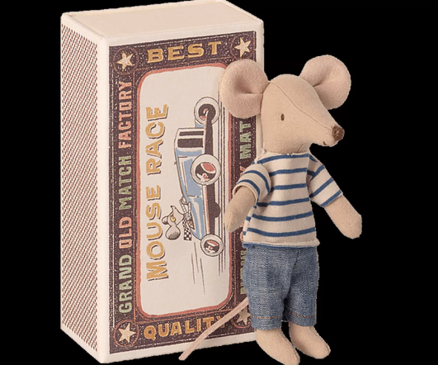 Maileg Souris Big Brother Dans Une Boite D'Allumettes Outlet